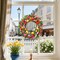 22-Inch Spring & Summer Tulip Wreath for Front Door – Artificial Yellow Tulips with Eucalyptus & Purple Lavender on Grapevine Base for Mother’s Day, Farmhouse & Wedding Décor
